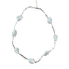 000 (Short) Shell Pearl Necklace with Silver Beading