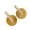 Elle Pearl Fan Earrings