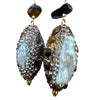 050 Baroque Pearl Drop Statement Earrings