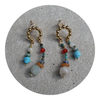 076 Multi-Beaded Earrings