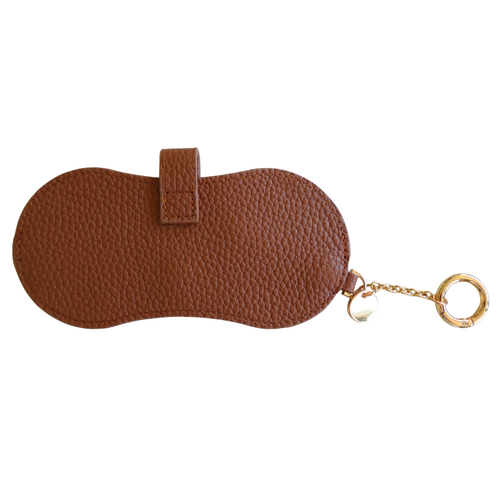 Kris Leather Glasses Case, Tan *2-3 WEEKS FROM ORDER*