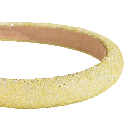 Sparkle Padded Headband, Lemon *EARLY-OCT*
