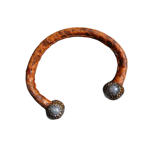 107 Assorted Snake Skin Cuff