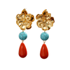 Abbey Flower Statement Earrings