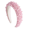 Blaire Pearl Pink Beaded Headband *EARLY-NOV*