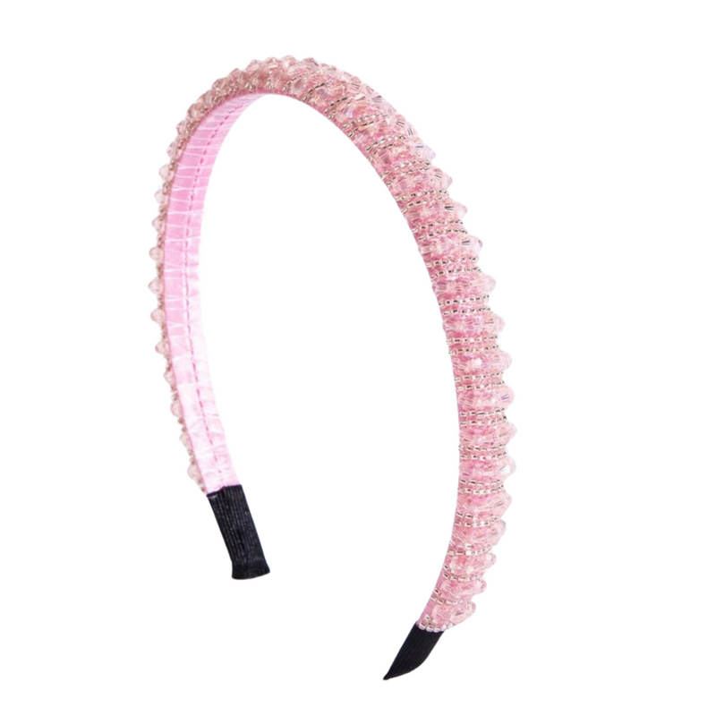 Nova Embellished Thin Crystal Headband, Floss *EARLY-OCT*