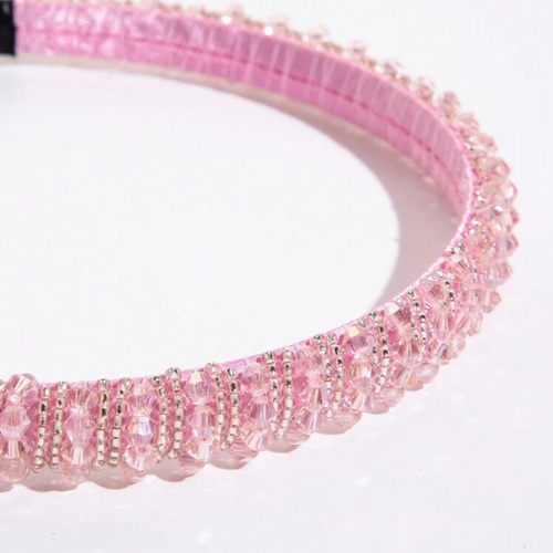 Nova Embellished Thin Crystal Headband, Floss *EARLY-OCT*