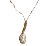 0016 Long Cage Pearl Necklace