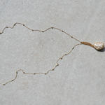 0016 Long Cage Pearl Necklace