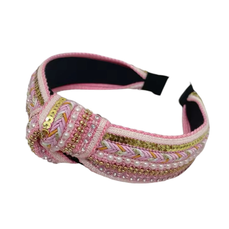 Brookie Pink Knot Headband