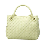 DEMI Mini Weave Bag, Lemon