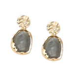 Dollie Grey Resin Earrings