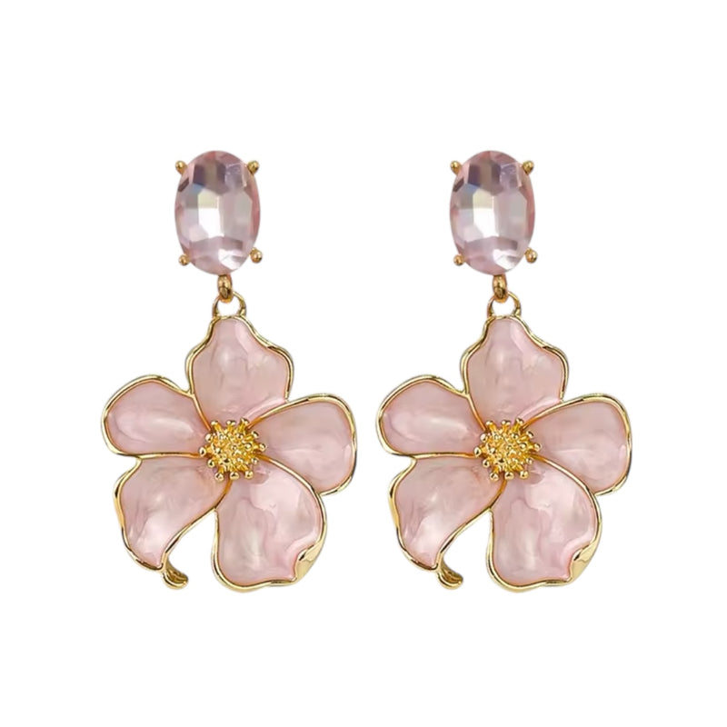 Frenchy Flower Drop Earrings