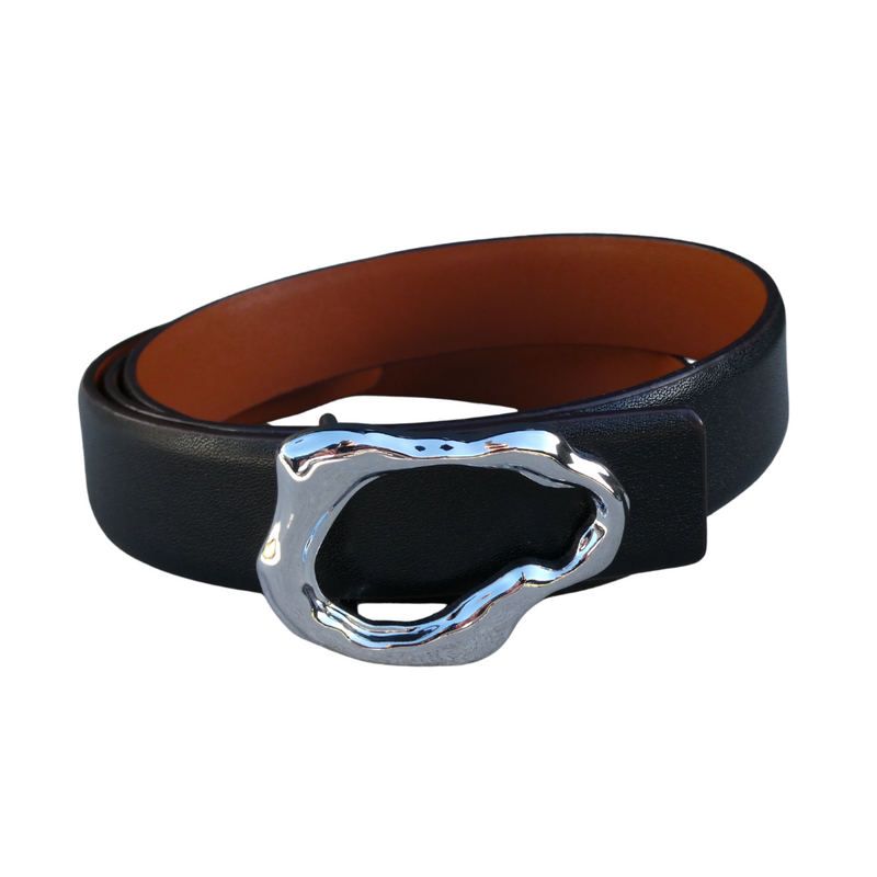 Grace Belt, Black/Tan *EARLY-SEPT*