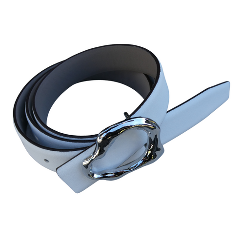 Grace Belt, White/Grey *EARLY-SEPT*