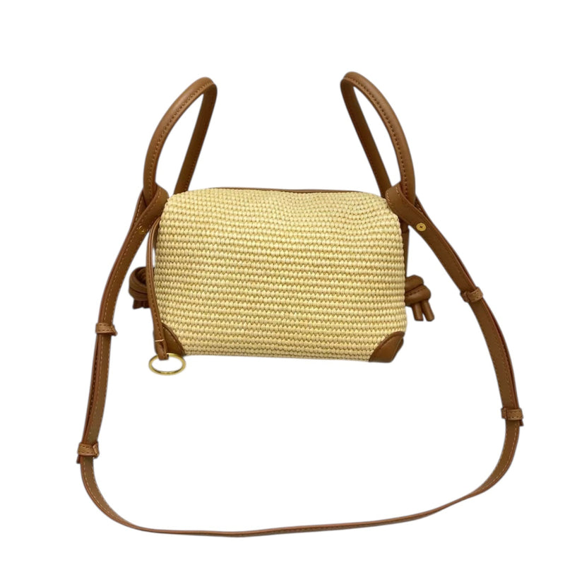 TAYLOR, Raffia Multi-Way Bag in Tan *EARLY-SEPT*