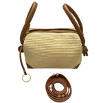 TAYLOR, Raffia Multi-Way Bag in Tan *EARLY-SEPT*