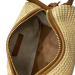 TAYLOR, Raffia Multi-Way Bag in Tan *EARLY-SEPT*