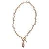 01 Freshwater Baroque Pink Pearl Necklace