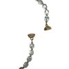 0001 (Short) Swarovski Faceted Rondelle Beaded Chocker, Clear