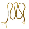 Marg Wrap Beaded Necklace / Belt (165cm), Antique Gold