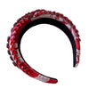 Paddy Red Statement Headband, Black