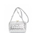 PETRA Triangle Crossbody Bag, Silver