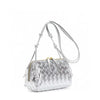 PETRA Triangle Crossbody Bag, Silver