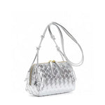 PETRA Triangle Crossbody Bag, Silver