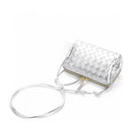 PETRA Triangle Crossbody Bag, Silver