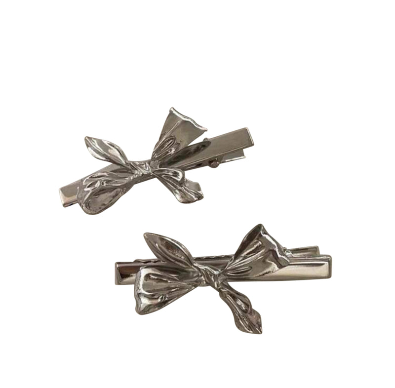 Bowtiful Silver Bow Clips