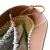 JENNY Raffia / Cognac Tote Bag