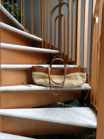 JENNY Raffia / Cognac Tote Bag