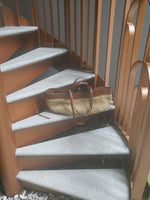 JENNY Raffia / Cognac Tote Bag