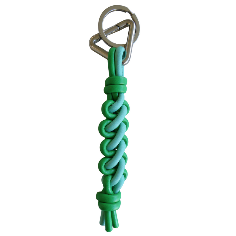 No.3 Keychain, Aqua/Green *EARLY-SEPT*