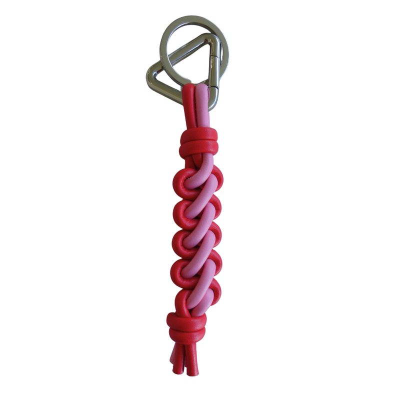 No.3 Keychain, Red/Pink *EARLY-SEPT*