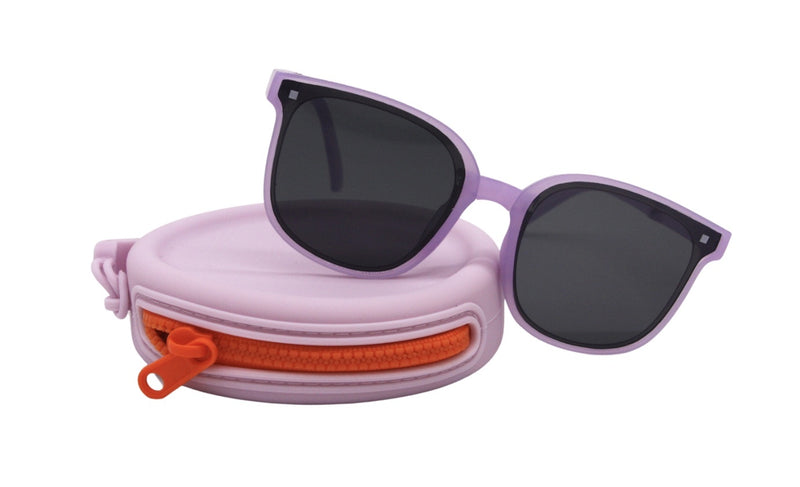 Foldable Sunglasses, Purple