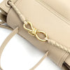 MEGAN, Latte Smooth Leather Bag