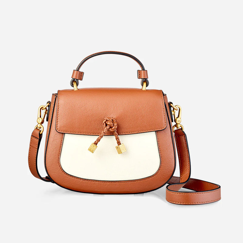 Belle Bag - Tan + Canvas