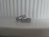 069 Silver Baguette Hoops