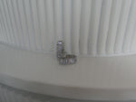 069 Silver Baguette Hoops