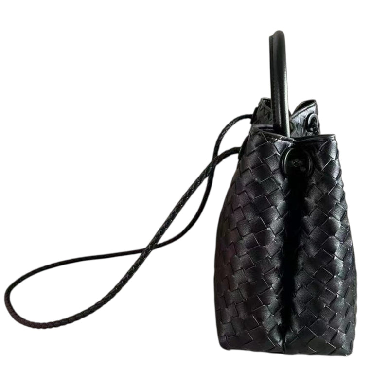 PL (Small), Black Leather