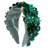 Garden of Eden Statement Headband, Green