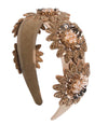 Lucinda Bronze Flower Statement Headband