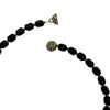 0001 (Short) Swarovski Faceted Rondelle Beaded Chocker, Black