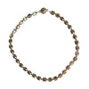 0001 (Short) Swarovski Faceted Rondelle Beaded Chocker, Champagne