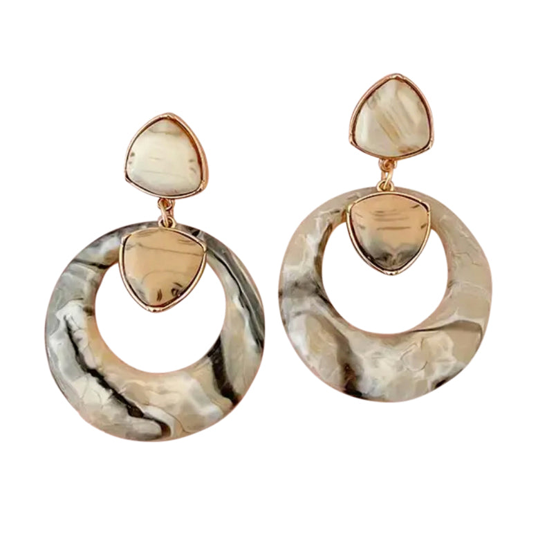 Amari Tribal Resin Earrings