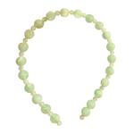 Rylee Resin Crown Headband, Green