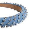 Britt Denim Embellished Padded Headband