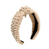 Corey Embellished Knot Headband, Natural